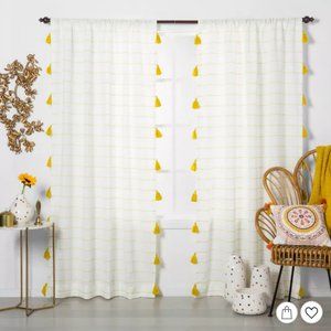Opalhouse Contrast Stripe Light Filtering Curtain
